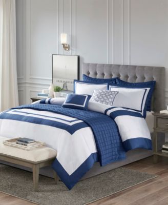 Heritage 8-Pc. Comforter & Coverlet Set, Full/Queen