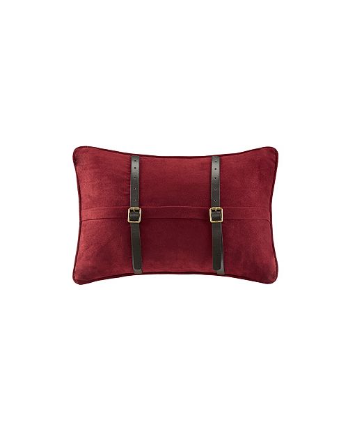 Woolrich Ryland 12 X 18 Micro Suede Oblong Pillow Red Reviews