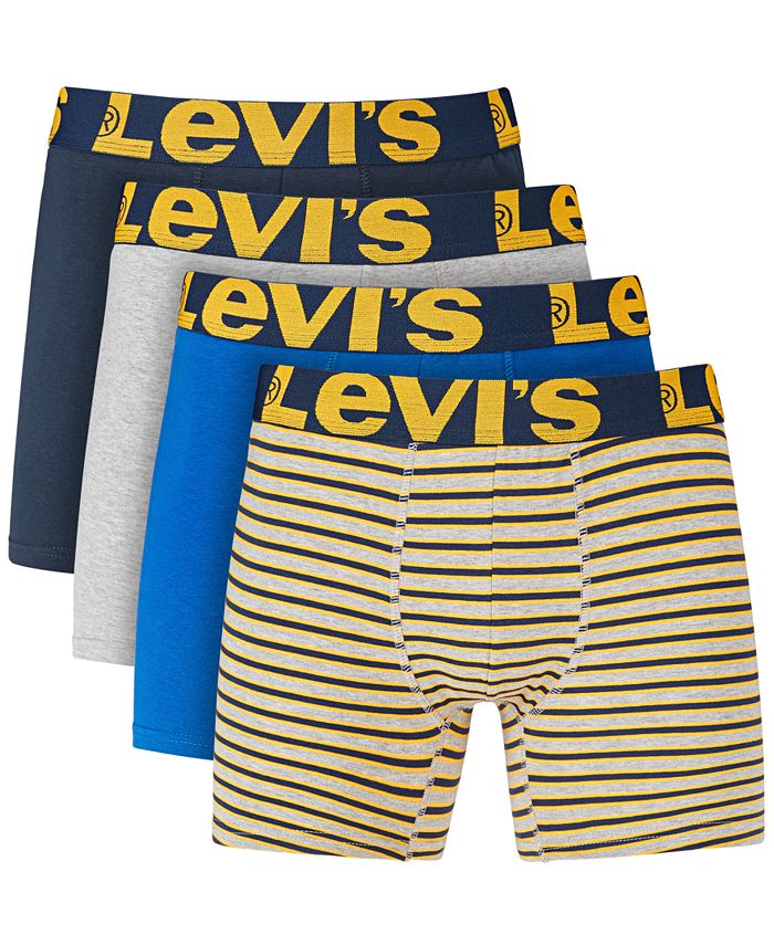 Levi's Men's 4-Pk. Stretch Boxer Briefs & Reviews - Underwear & Socks - Men  - Macy's