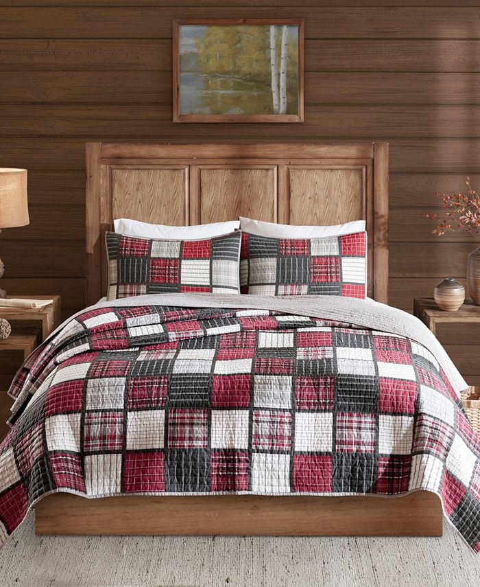 Woolrich Tulsa King/California King 3 Piece Oversized Plaid Print