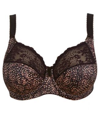 Full Figure Morgan Banded Underwire Stretch Lace Bra EL4110, Online Only 