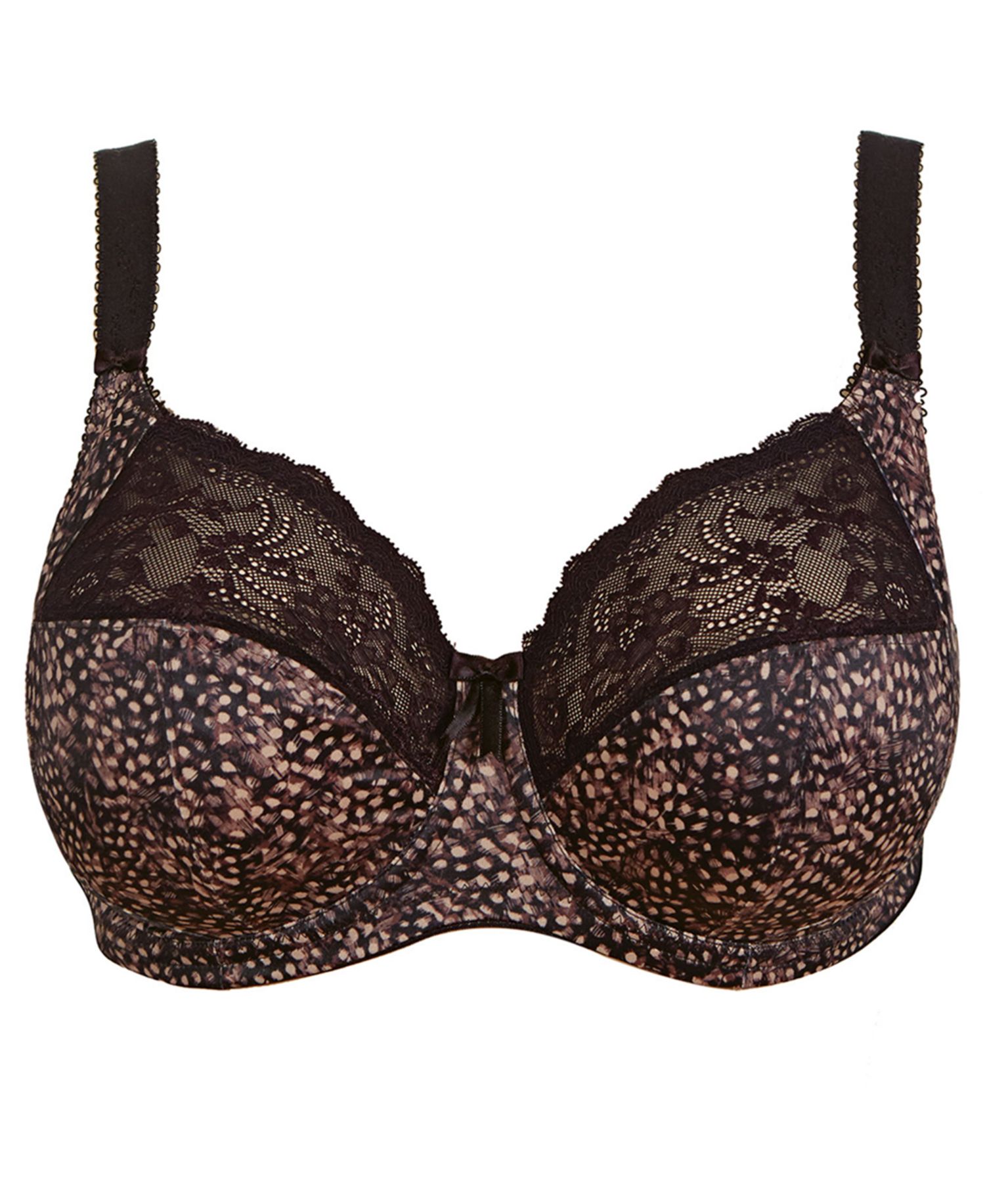 Plus Size Full Figure Morgan Banded Underwire Stretch Lace Bra EL4110