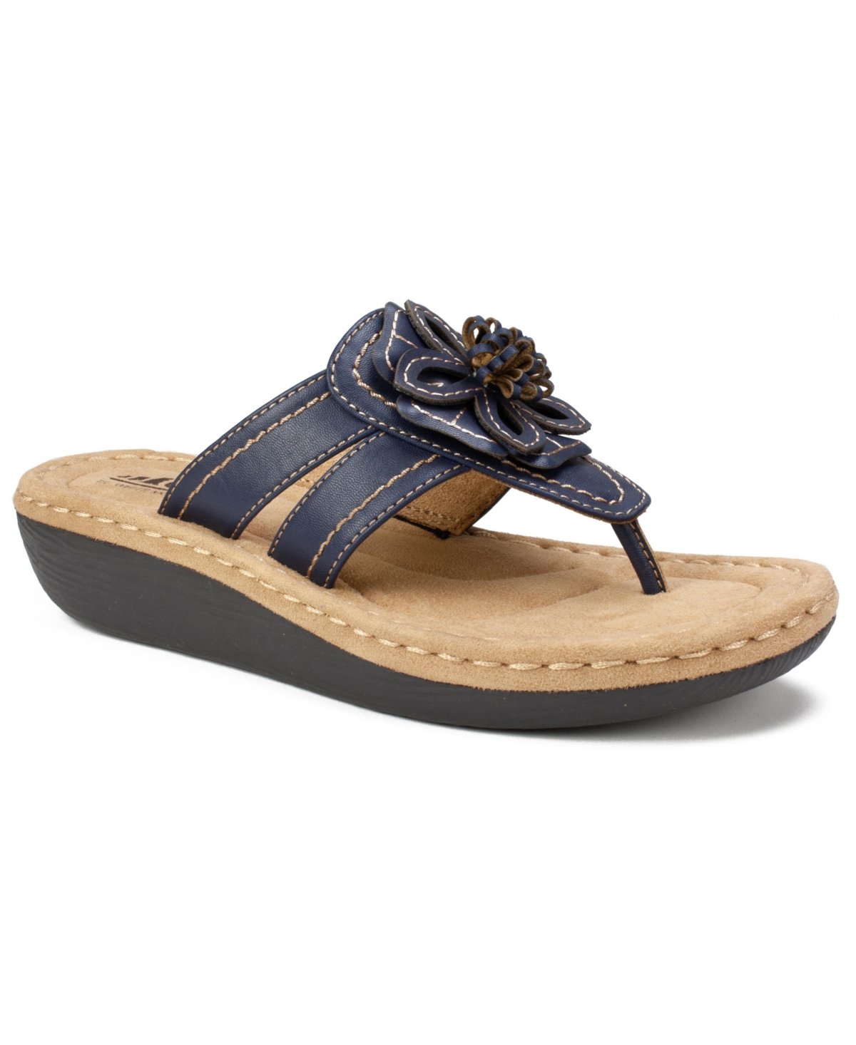 Cliffs by White Mountain Carnation Comfort Thong Sandals Women s Shoes Smart Closet