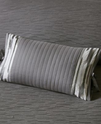 Hanae Embroidered Decorative Pillow, 12" x 20"