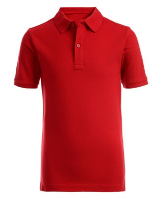 boys long sleeve performance polo
