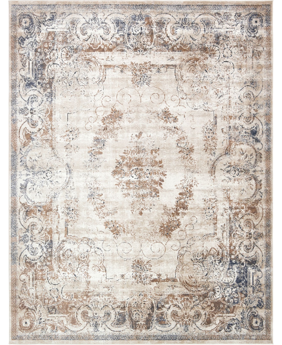 Bayshore Home Odette Ode6 Beige 8' x 10' Area Rug - Beige