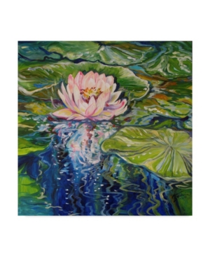 Trademark Global Marcia Baldwin 'sweet Lotus' Canvas Art In Multi