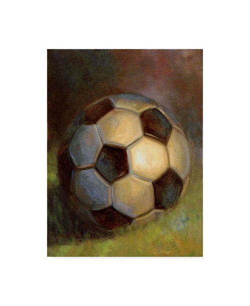 Trademark Global Hall Groat Ii Soccer Ball Abstract Canvas Art