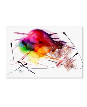 Trademark Global Mako 'abstract 02' Canvas Art In Multi