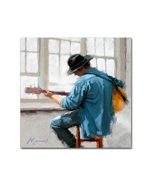 Trademark Global The Macneil Studio Guitar Player Canvas Art
