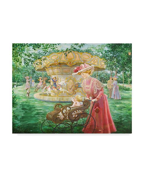 Trademark Global Lee Dubin Sunday Rides Canvas Art 47 X 35