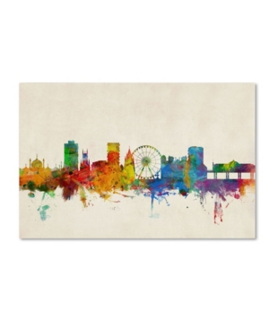 Trademark Global Michael Tompsett 'brighton England Skyline' Canvas Art In Multi