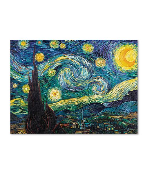 Trademark Global Vincent Van Gogh Starry Night Canvas Art 21