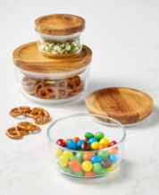 Pyrex Simply Store® 12-piece Glass Storage Set with Assorted Color Lids -  Macy's