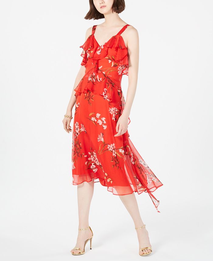 Taylor floral print midi dress shop