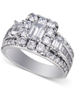 image of Diamond Bridal Ring (3 ct. t.w.) in 14k White Gold