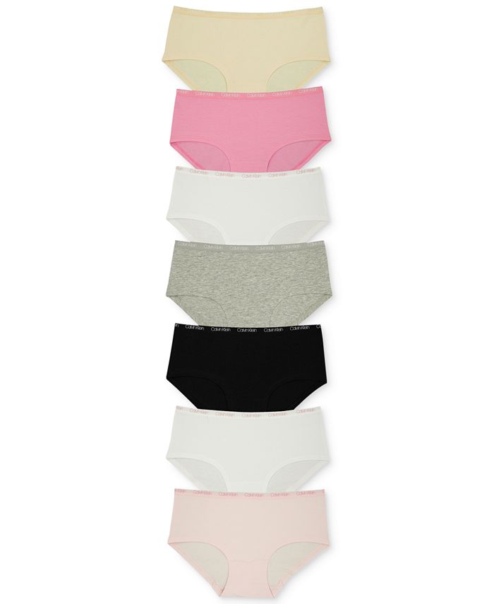 Calvin Klein Big Girls 7Pack Hipster Underwear Macy's