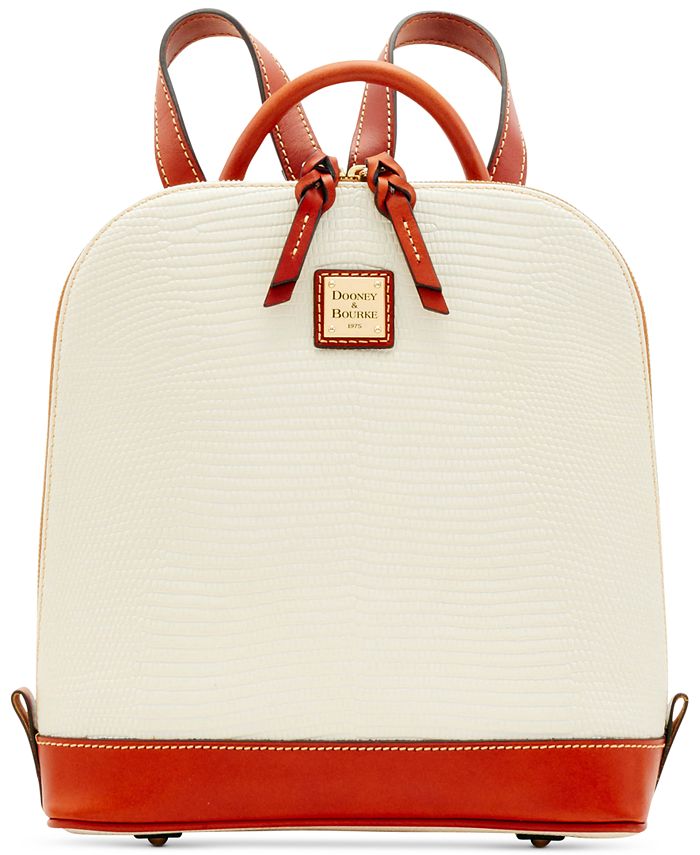 Dooney Bourke Lizard Embossed Leather Pod Backpack Created for