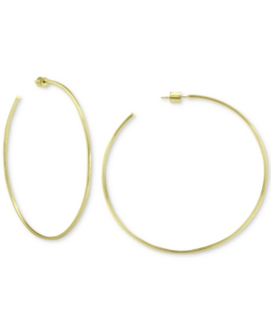 image of Giani Bernini Circle Hoop Earrings in 18k Gold Over Sterling Silver, Created for Macy-s