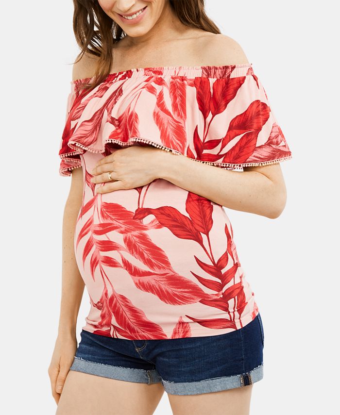 Paige Denim Maternity Denim Shorts Macy's