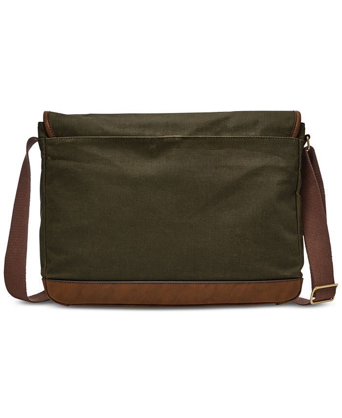 Fossil Men's Buckner Canvas Messenger Bag Macy's