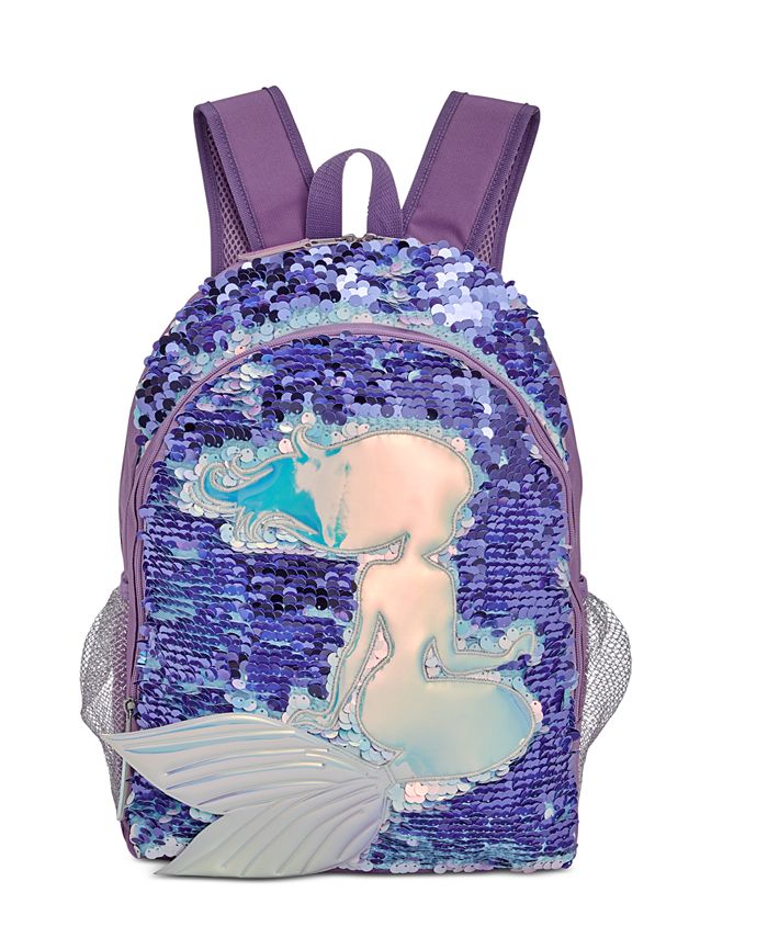 FAB Little & Big Girls Reversible-Sequin Mermaid Backpack - Macy's