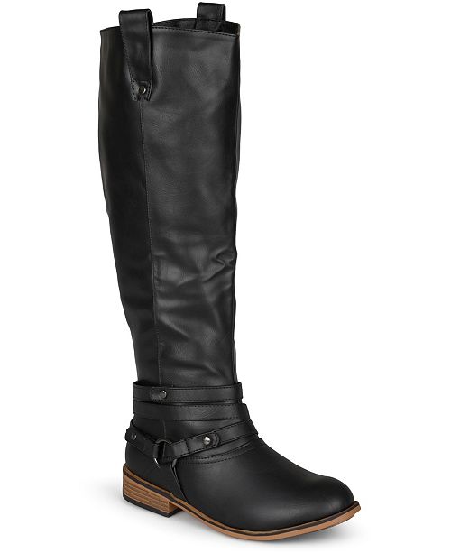 Journee Collection Women&#39;s Extra Wide Calf Walla Boot & Reviews - Boots & Booties - Shoes - Macy&#39;s