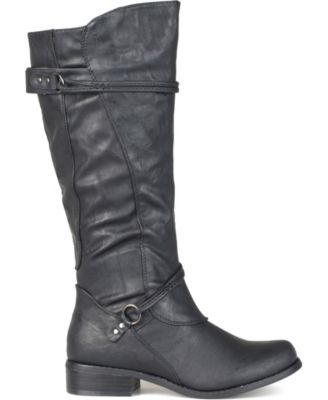 womens wide calf motorcycle boots