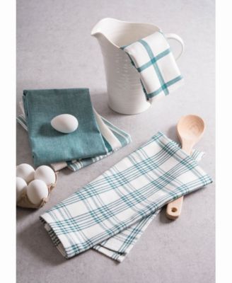 Assorted Woven Dishtowel, Set of 5