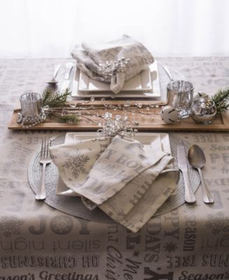 Christmas Collage Tablecloth 60" x 84"