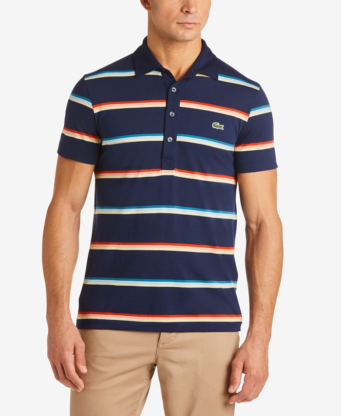 Lacoste Men's Pima Striped Polo Macy's