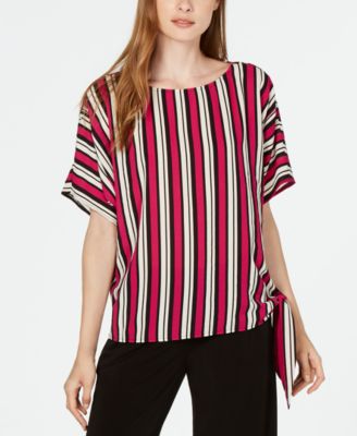 michael kors side tie top