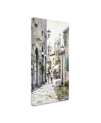 The Macneil Studio 'Romantic Stroll' Canvas Art - 24" x 47"