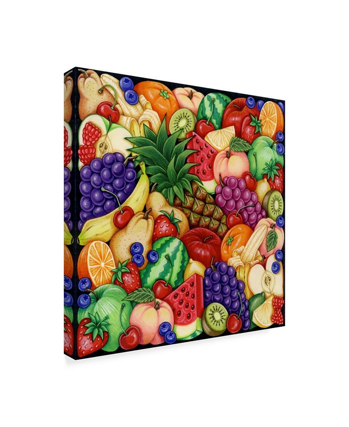 Trademark Global Kimura Designs 'Fruit Collage' Canvas Art - 14