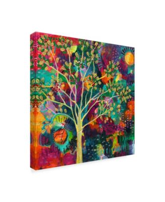 Vicki Mcardle Art 'I Turn To Nature' Canvas Art - 24" x 24"