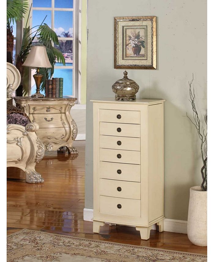 Corner shop jewelry armoire
