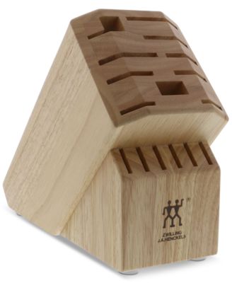 ZWILLING - Zwilling J.A. Henckels Pro Natural Rubberwood 16-Slot Cutlery Block