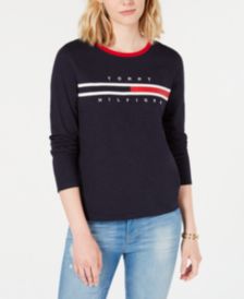 Cotton Long-Sleeve Logo T-Shirt, Created for Macy's