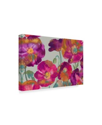 Trademark Global Marietta Cohen Art And Design 'Poppies From My Window 2' Canvas Art - 47" x 30"