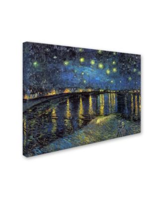Vincent Van Gogh 'The Starry Night II' Canvas Art - 24" x 18"