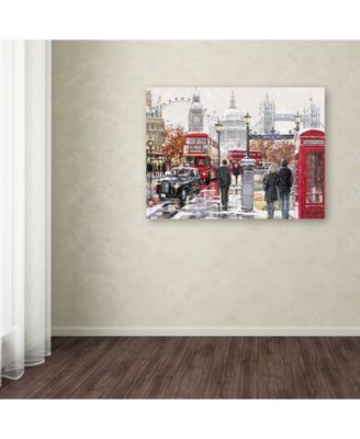 The Macneil Studio 'London Collagex2 Copy' Canvas Art - 24" x 32"