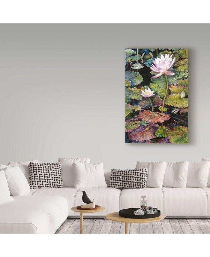 Trademark Global Joanne Porter 'Water Lilies' Canvas Art - 12