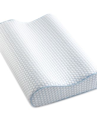 Details about   Wayland Square Memory Foam Contour Pillow With Carbon Fiber Cover 