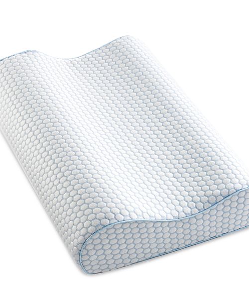 Sensorgel Closeout Gel Infused Memory Foam Contour Standard Pillow Heat Reducing Coolcloth Cover Created For Macy S Reviews Pillows Bed Bath Macy S