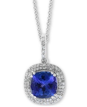 image of Effy Tanzanite (2 ct. t.w.) & Diamond (1/4 ct. t.w.) 18