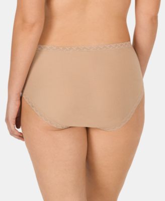 Women's Bliss Lace-Trim High Rise Cotton Brief 755058