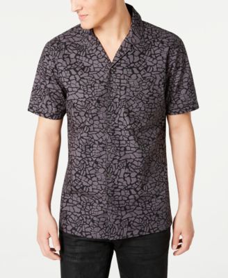 INC International Concepts - Men's Animal Print Camp Shirt