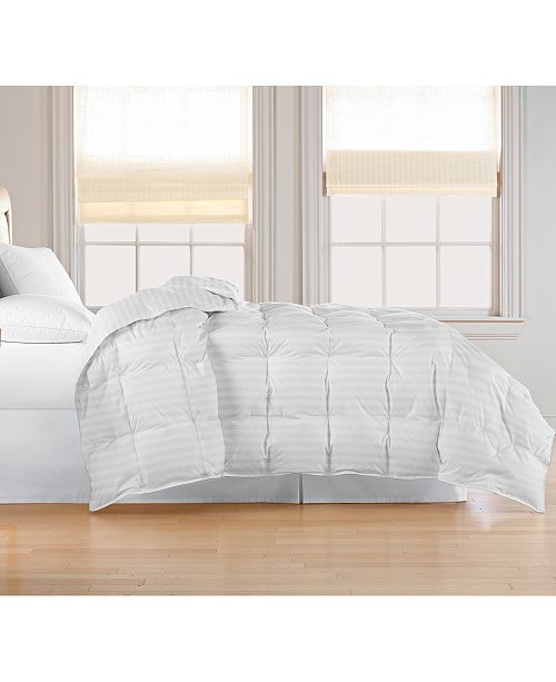 Blue Ridge Oversized White Goose Feather Down Comforter Full