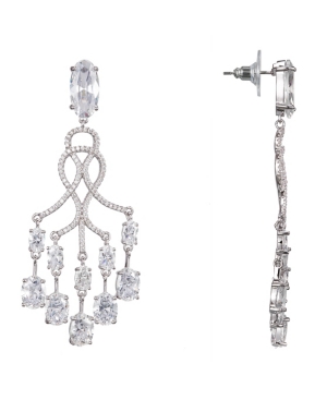 image of Nina Pave Chandelier Earrings