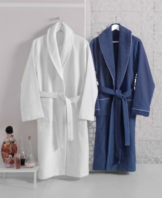 men's waffle terry robe